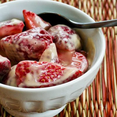 Strawberries romanoff recipe