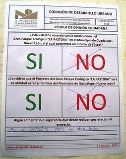 ENCUESTA ENMAÑADA INVITANDO SOLO A LIDERESAS DE FOMERREY ACARREADOS POR LA CTM,