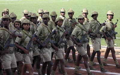 parata militare esercito eritreo