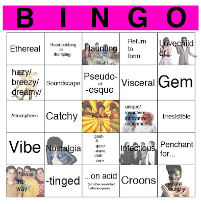Music Review Cliché Bingo Music Review Cliché Bingo