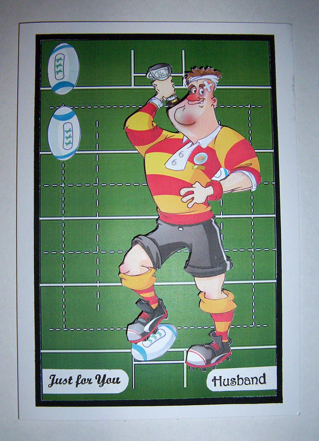 Rugby Decoupage
