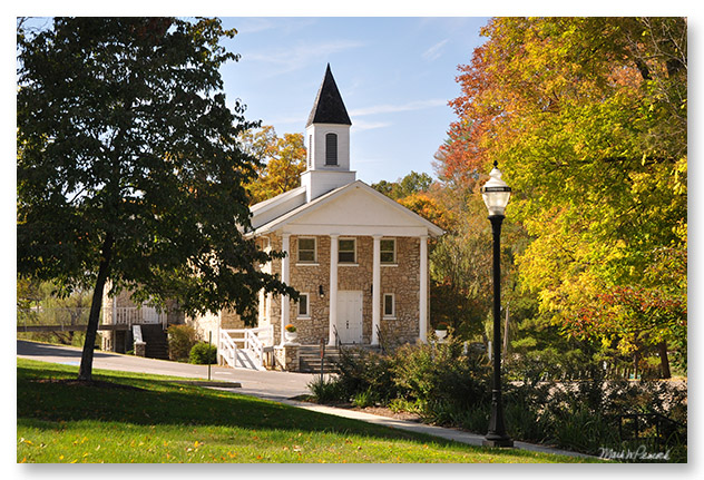  Christian Church (established 1834) on the campus of Milligan College.