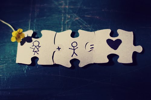 Cheesy Quotes, Romantic Pictures, I Love You Poems: Love is a puzzle..