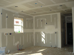 Drywall in kitchen