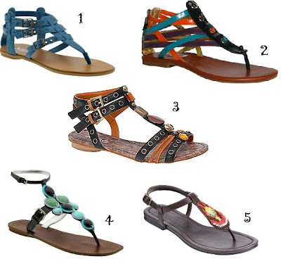 موديلات رومانية لصناديل  الصيفية Sandals