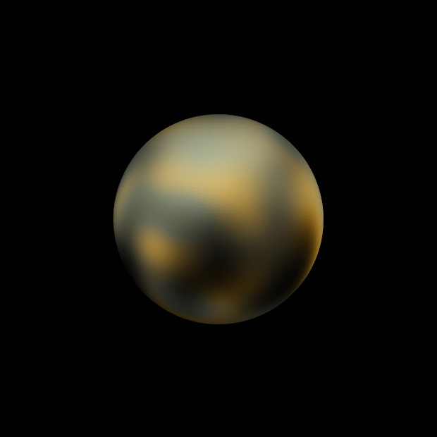 Pluto as seen by the Hubble Space Telescope!