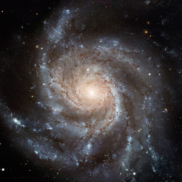 Stunning high-resolution image of M101 as pictured by Hubble