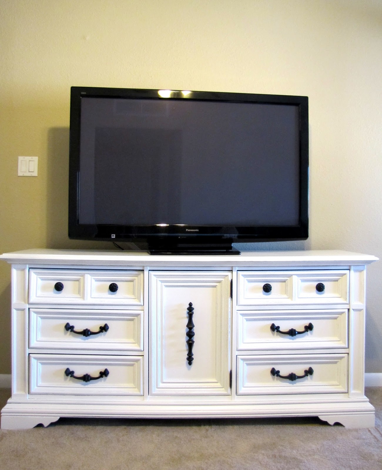 Restoration Furniture Old Buffet Turned TV Console!!!