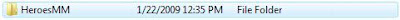 Windows Vista folder