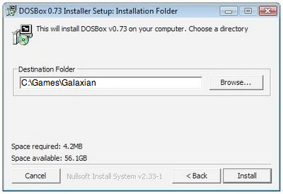 Installing Dosbox