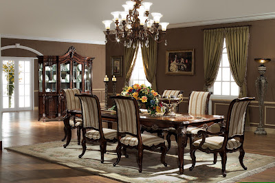 Great Deal Furniture on Orleans International Hand Carved Solid Wood 779 Valencia Dining