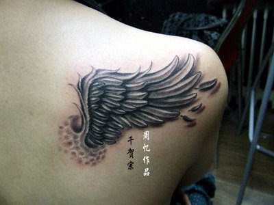 One Wing Tattoo