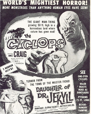 Gloria Talbot double-bill from July 28, 1957.