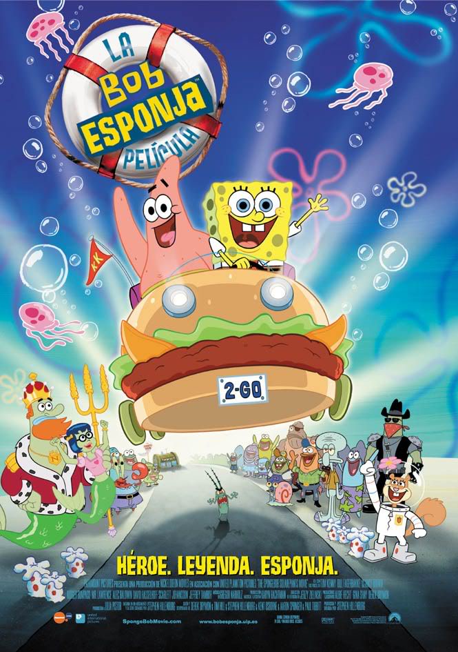 Bob Esponja Un Héroe Fuera Del Agua