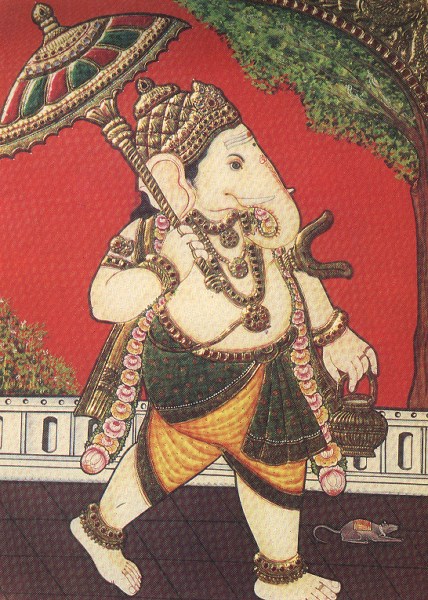 Ganesh et sa modeste umbrella