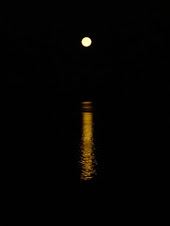 Lopez Island Morning Moon