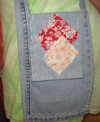 Showing off Upcycled Jeans projects