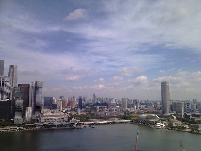 First Photo of Marina Bay Sands Singapore