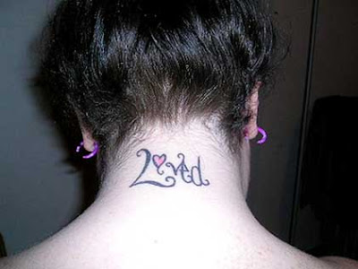  brown neck tattoo,alyssa milano neck tattoo,pharrell neck tattoo,back of 