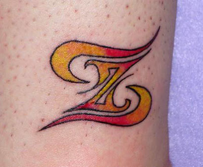 The essence of Gemini tattoo design is just two symmetric symbols.