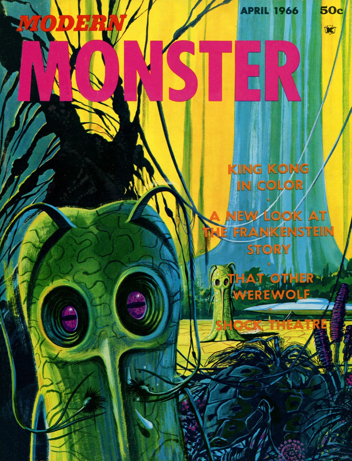 Don Post Studios Article Modern Monster April 1966 Blood Curdling Don Post Studios Article Modern Monster April 1966 Blood Curdling