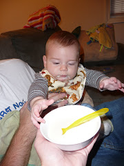 Eli's First Experience with a Spoon