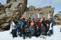 Poets to the Tsetsee Gun, peak of the Bogd Khan Mountain