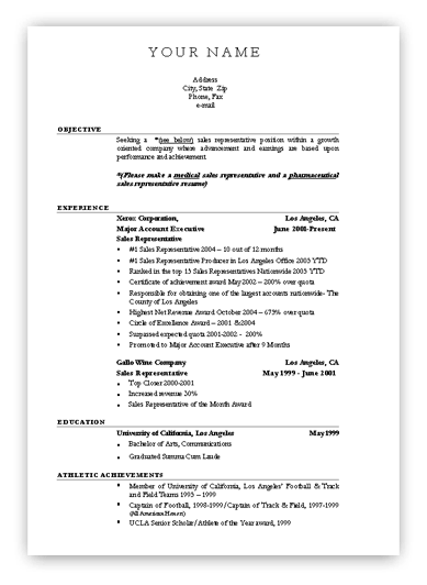 Free Resume Template Laborer