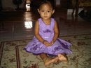 Adik Mirza with ZARA Purple Dress