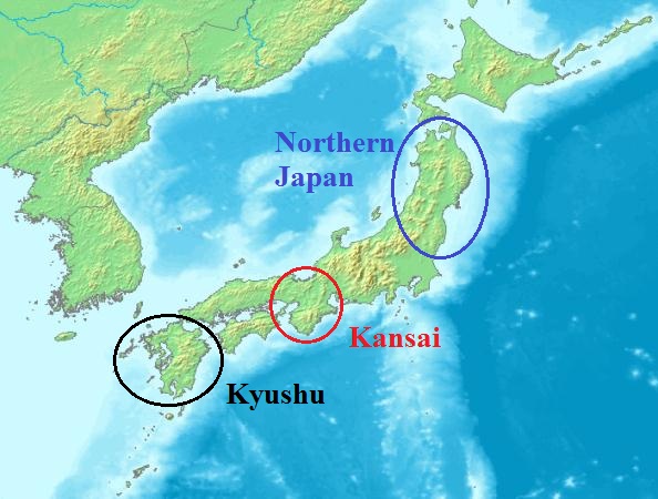 Kyushu Island Map