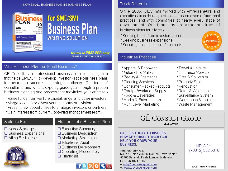 Now Small Business Has Its Business Plan GECB