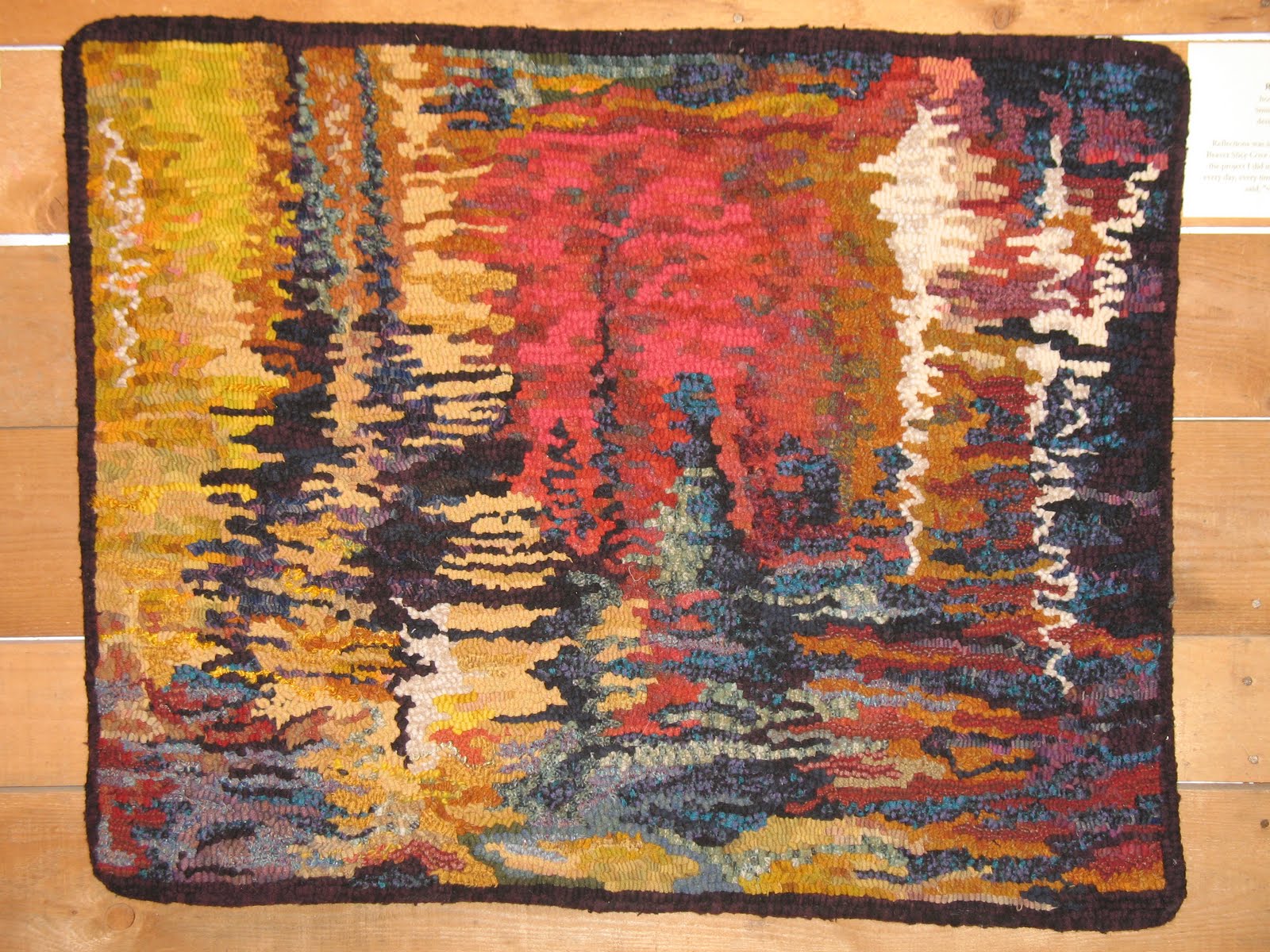 TotallyHooked Rug Hooking Escapades More Hooked Rug Art Hooked In The Mountains XIV