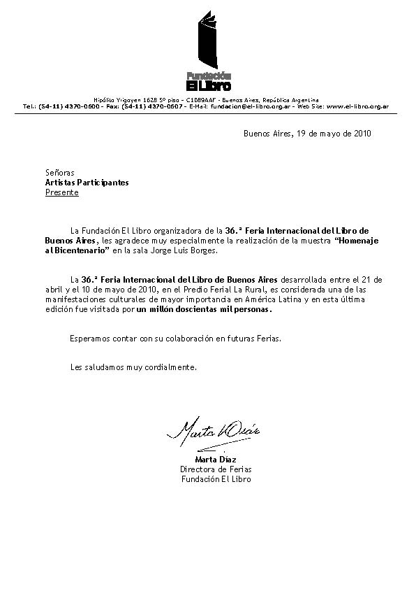 Cartas De Agradecimiento