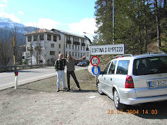 Cortina Dámpezzo 2003 con mi hijo Luciano