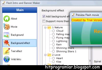 Bilgisayar Programlari Aleo Flash Intro Banner Maker 3 2 Flash Tabanli Logo Intro Ve E Card Programi