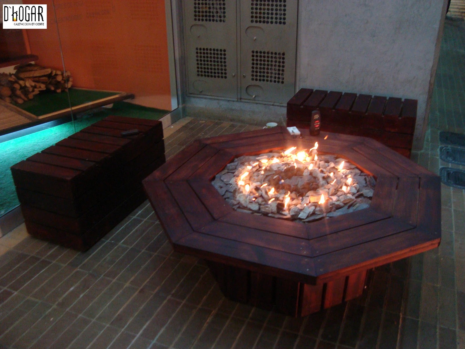 DhOGAR-Calefacción eficiente: MESAS CON CALEFACCION A GAS y ETANOL
