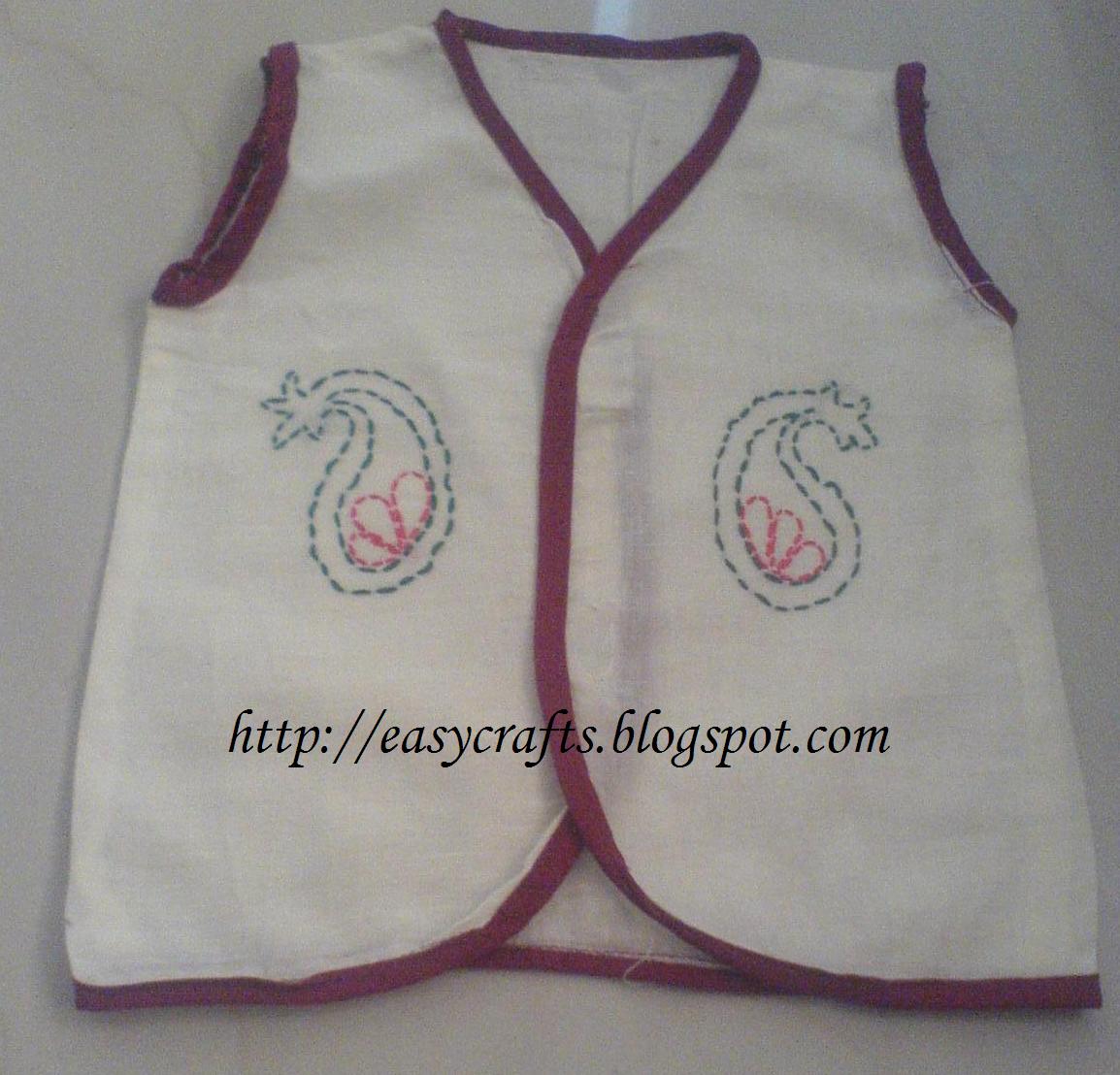 Easy Crafts - Explore your creativity: New born baby dress pattern 2