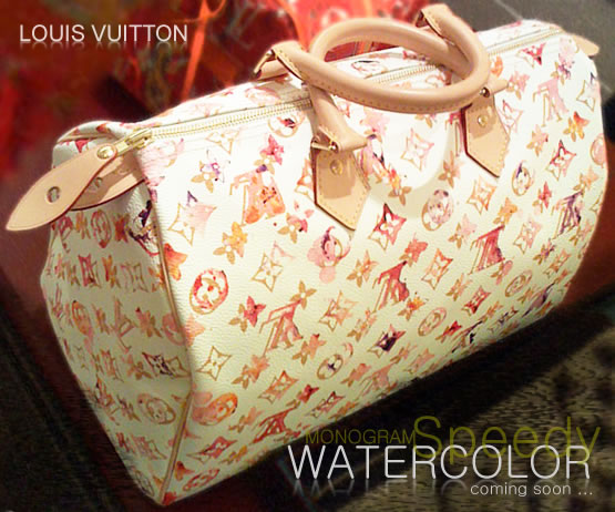Louis Vuitton White Watercolor Aquarelle Speedy 35