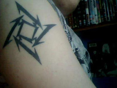 tattoo for Metallica fans Star tattoo designs