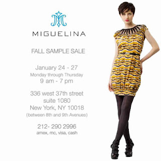 1/24-1/27 Miguelina sample sale - 小毛儿 - 小毛儿的博客 1/24-1/27 Miguelina sample sale - 小毛儿 - 小毛儿的博客