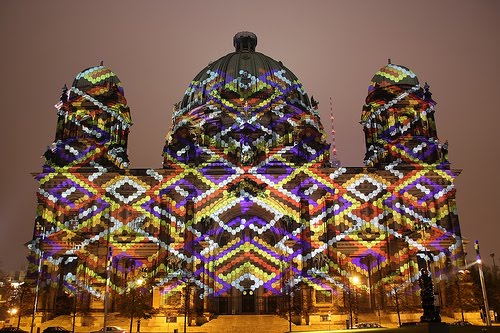Festival das Luzes na Catedral de Berlim Festival das Luzes na Catedral de Berlim