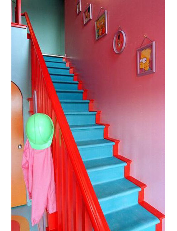 A réplica da casa dos Simpsons A réplica da casa dos Simpsons