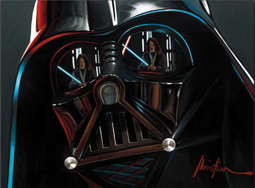 Quadros fotorealísticos de Star Wars Quadros fotorealísticos de Star Wars