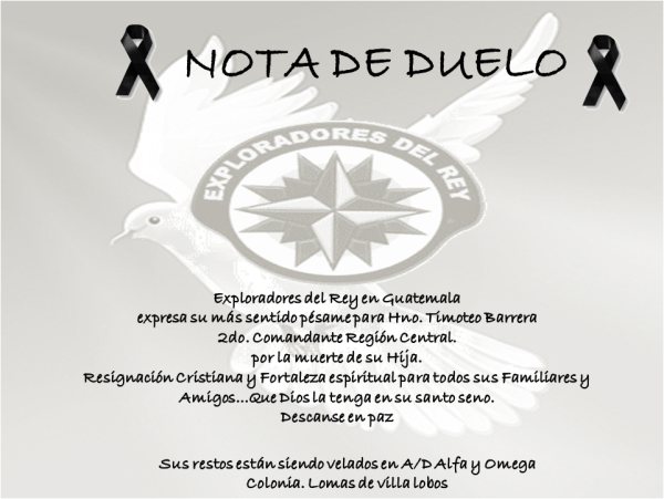 Notas-De-Pesame Ejemplos De Notas De Pesame http://ernetsacdestacmoises.blogspot.com ...