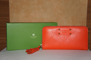 New Release - Kate Spade Orange Neda Noel Wallet