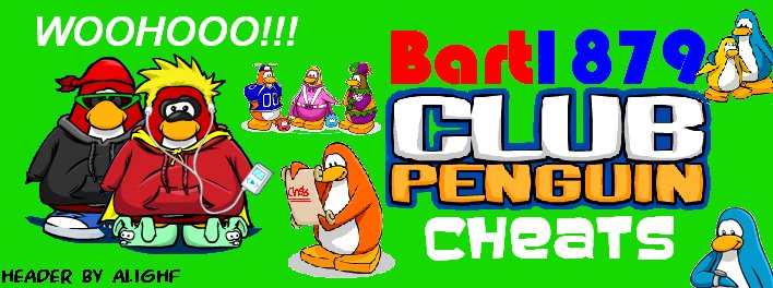 Bart1879's Awesome Club Penguin Cheat Site!