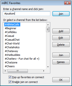 On IRC, channels are where