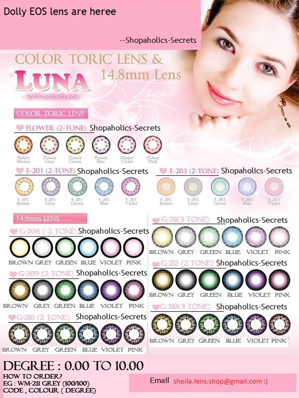 KOREAN LENS . JAPAN LENS E.O.S contact lenses