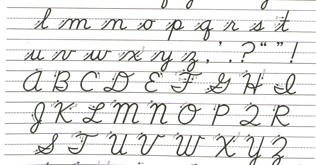 Homework help and cursive