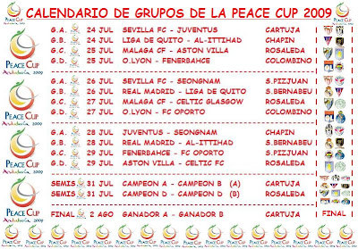 calendario PEACE+CUP.+CUADRO+PARTIDOS
